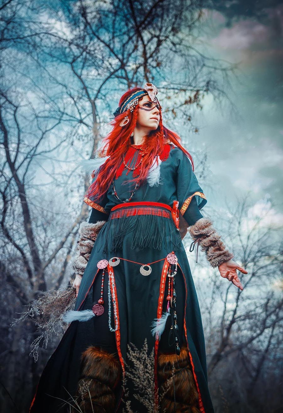 Girls in Slavic costumes underwear in Ansan